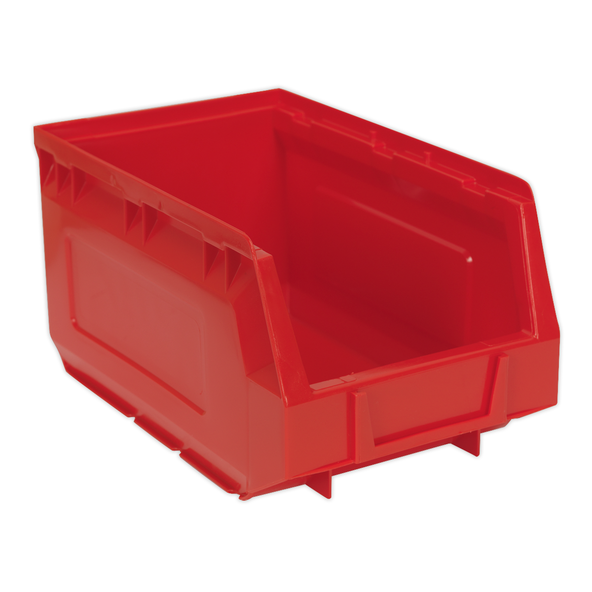 Sealey Plastic Storage Bin 148 x 240 x 128mm Shockproof - Red Pack of 24 TPS324R