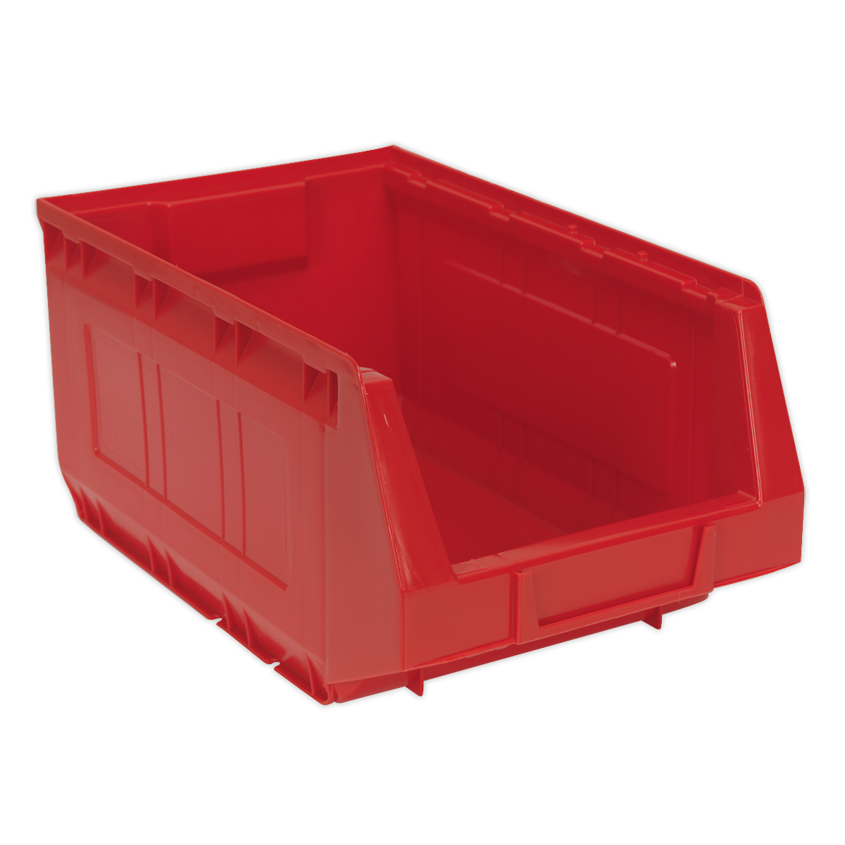 Sealey Plastic Storage Bin Box Shockproof 209 x 356 x 164mm - Red 12pk TPS412R