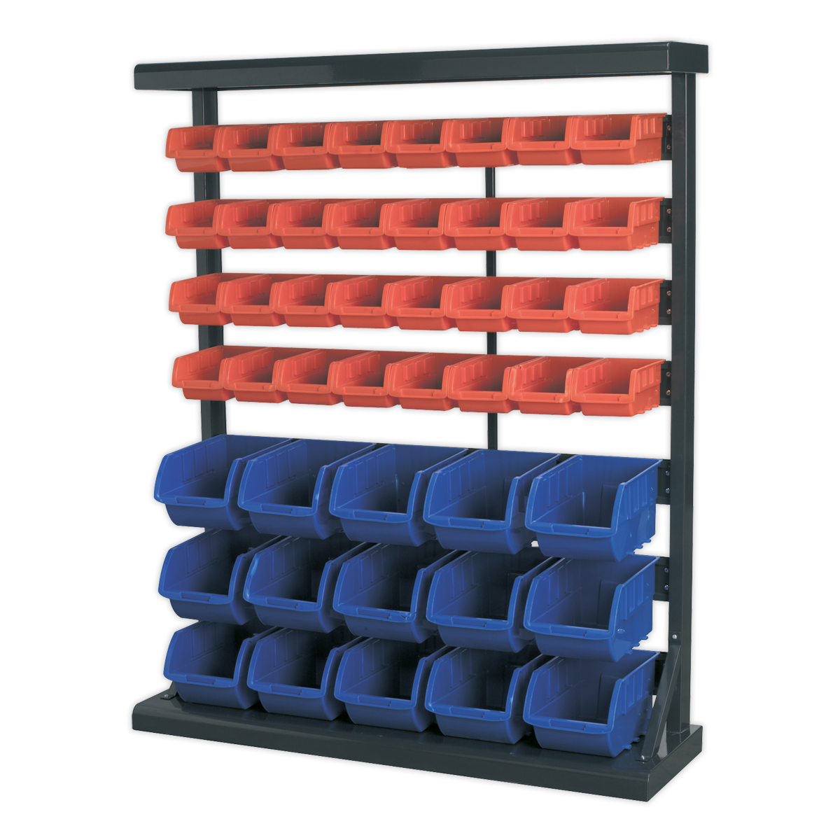 Sealey Bin Box Storage System Powder Coated Steel Racking With 47 Bins TPS47