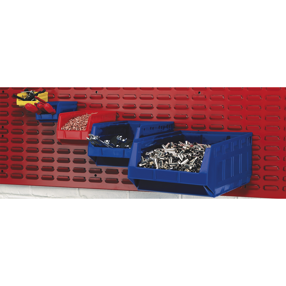 Sealey Plastic Storage Bin Box Shockproof 310 x 500 x 190mm Pack of 12 TPS5