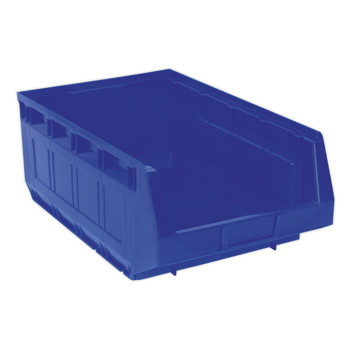 Sealey Plastic Storage Bin Box Shockproof 310x500x190mm - Blue Pack of 6 TPS56B