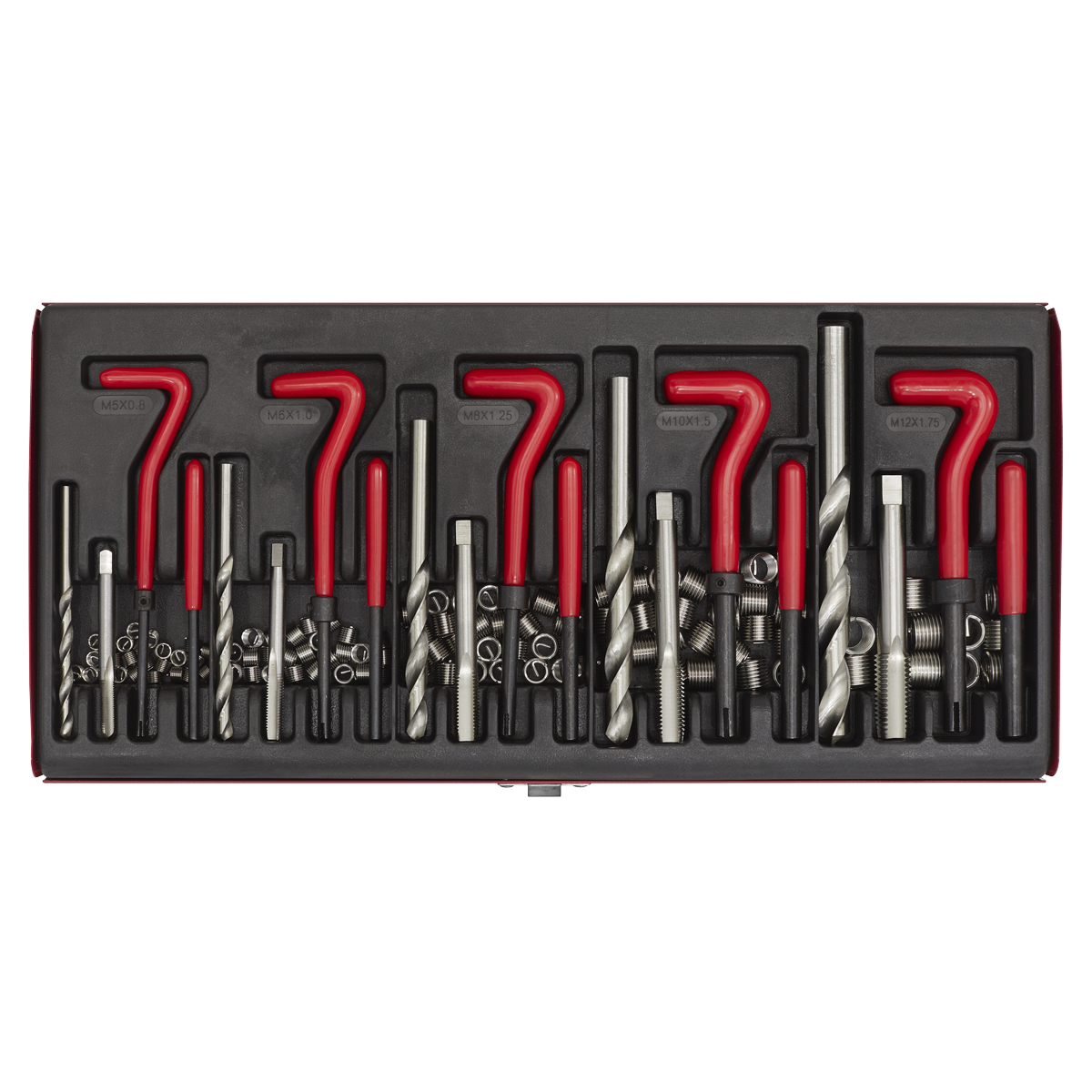 Sealey Thread Repair Master Kit Protects Tapped Threads Against Damage TRMK