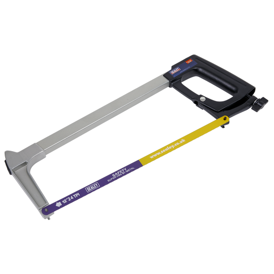 Sealey Premier Professional Hacksaw 300mm 45 90 Degree Die Cast Handle AK869