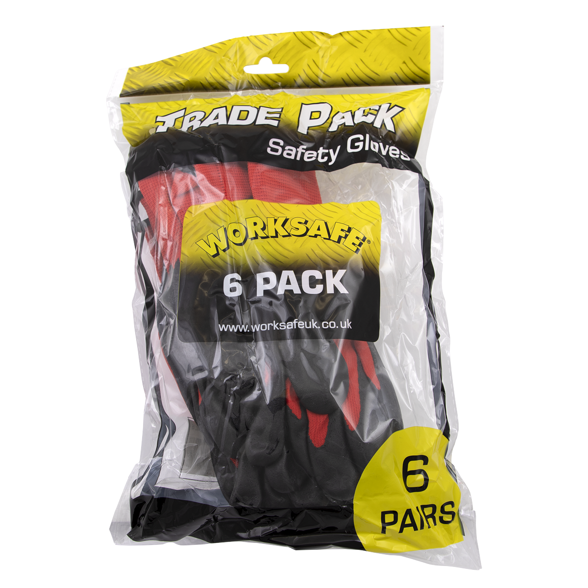 Sealey Flexi Grip Nitrile Palm Workshop Safety Gloves XL - 6 Pairs TSP125XL/6