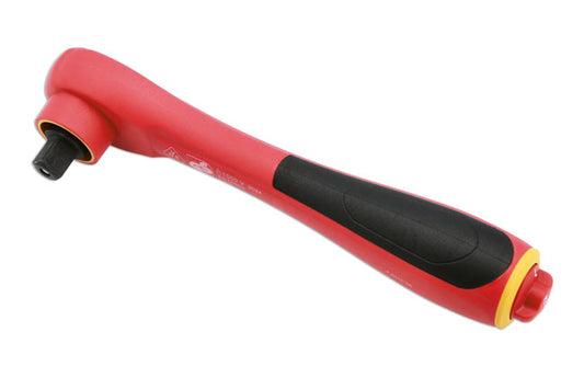 LASER 8980 Reversible Ratchet 1/2" Square Drive DIN EN 60900 Insulation 72 Teeth