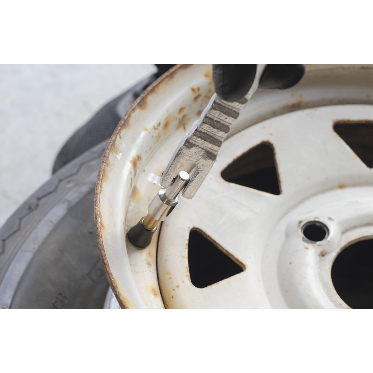 Sealey Tyre Valve Installer Handle With Corrosion Resistant Plating TST/TVI