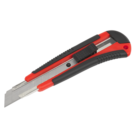 Sealey Retractable Snap-Off Knife Composite Handle With Rubber Grip AK86R