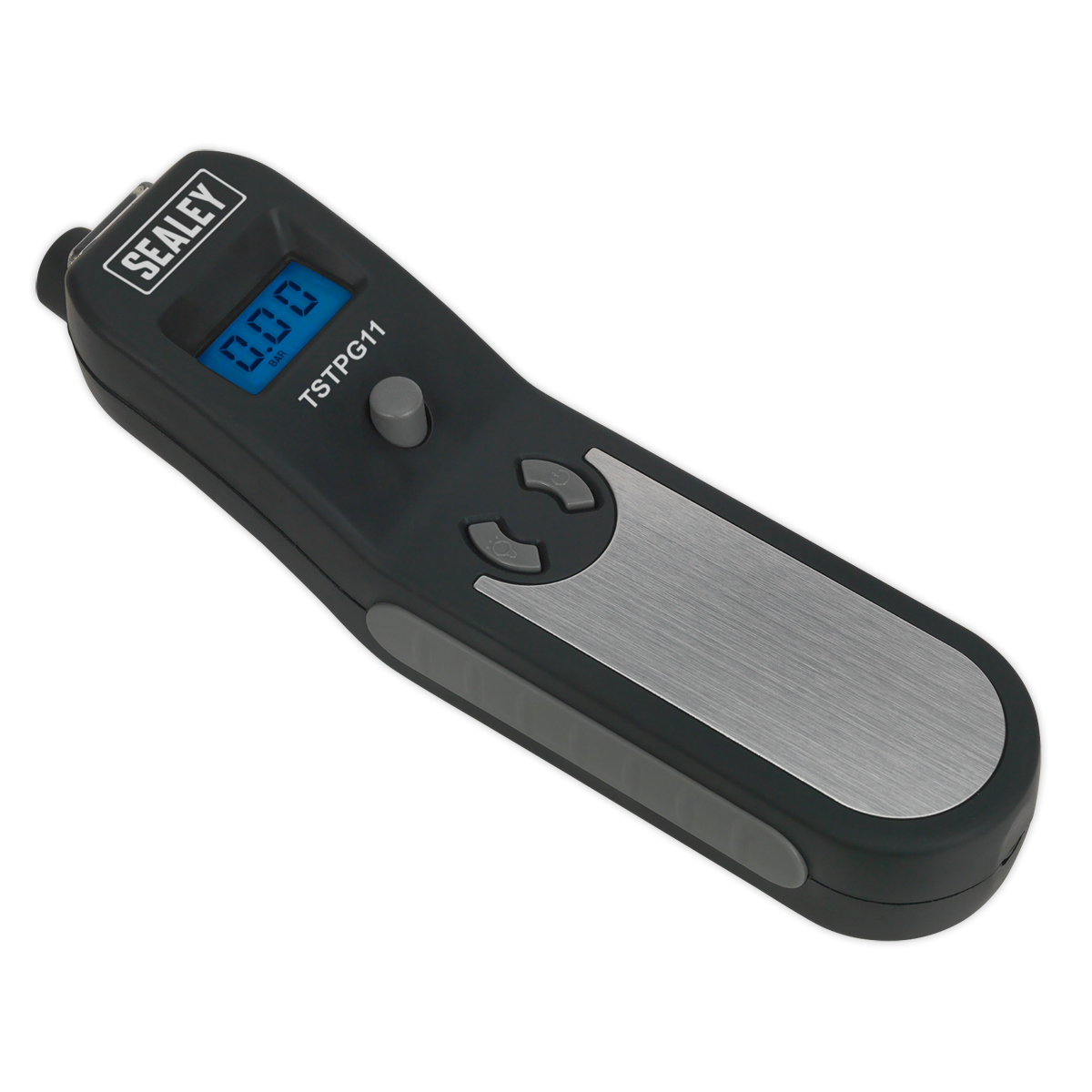 Sealey Digital Tyre Pressure & Tread Depth Gauge Backlit LED Display TSTPG11