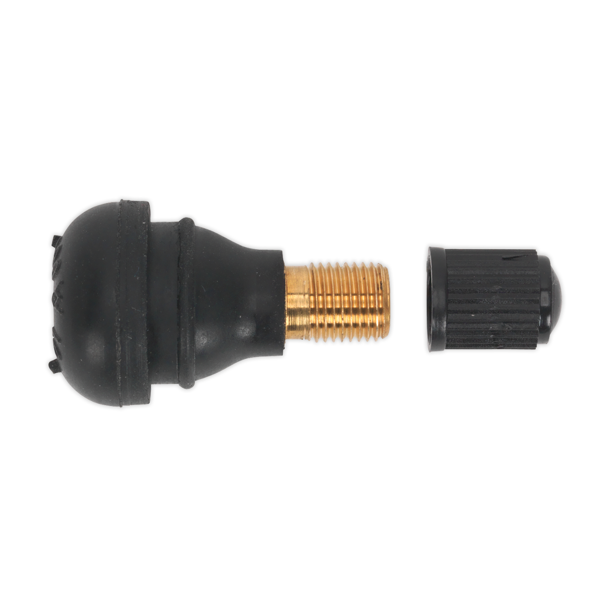 Sealey Tyre Valve Tubeless Snap-In Type TR412 EDPM Rubber - Pack of 100 TV412