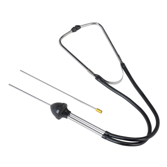 Sealey Mechanics Stethoscope Plastic Ear Pieces Sound Amplifying Chamber AK871