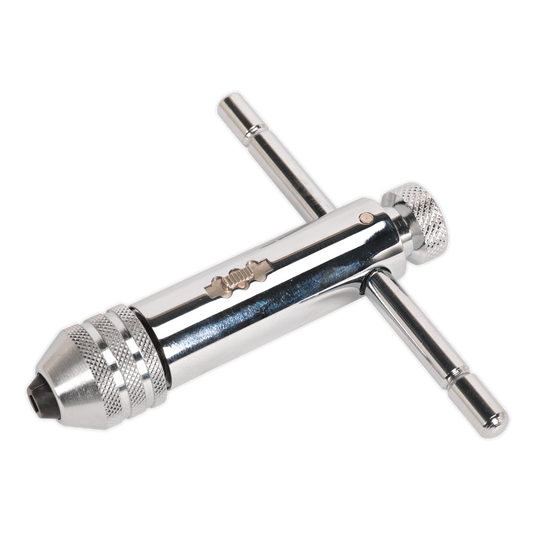 Sealey Ratchet Tap Wrench M5-M12 Hardened Steel With Plated Finish AK879W