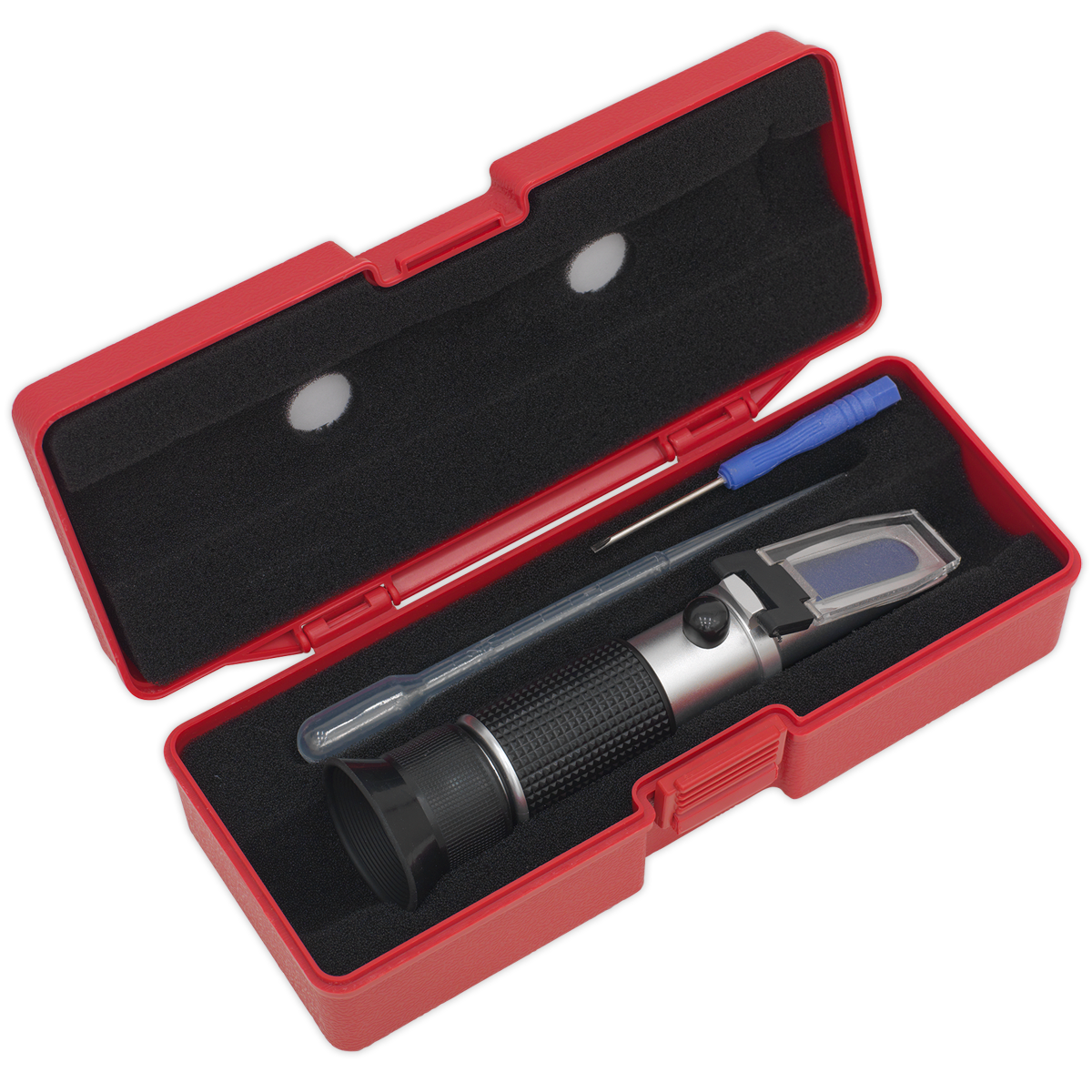 Sealey Refractometer Antifreeze Battery Fluid Screenwash With Pipette VS005