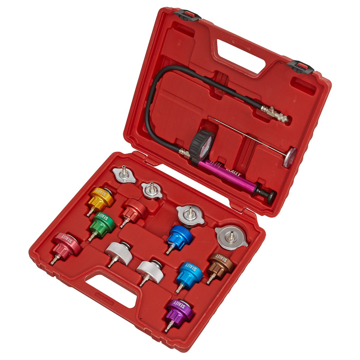 Sealey Radiator Pressure Test Kit Fits Ford & Vauxhall & Opel Vehicles VS006