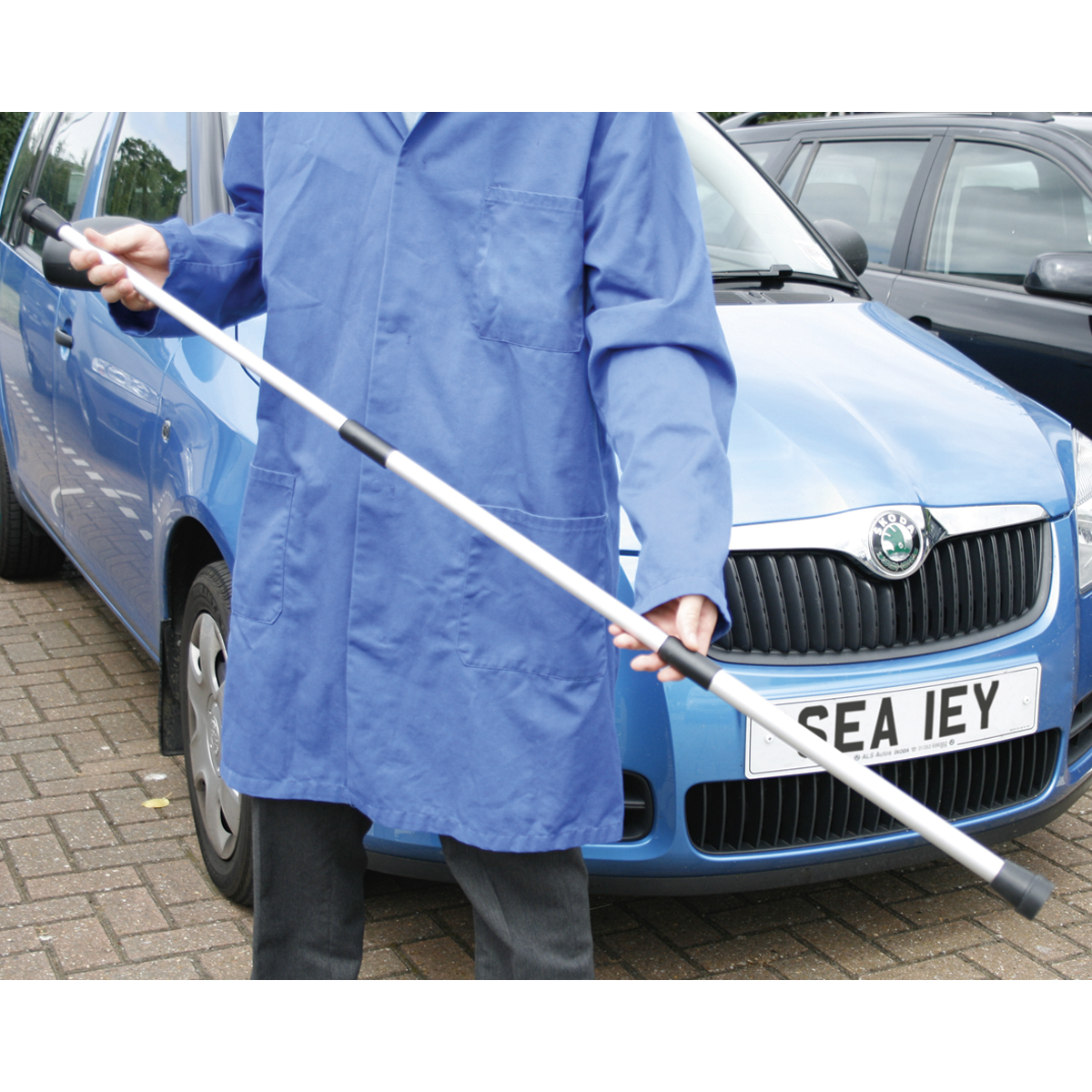 Sealey Telescopic Bonnet/Tailgate Support W/ Tough Rubber Pads 1.2 Metres VS0140