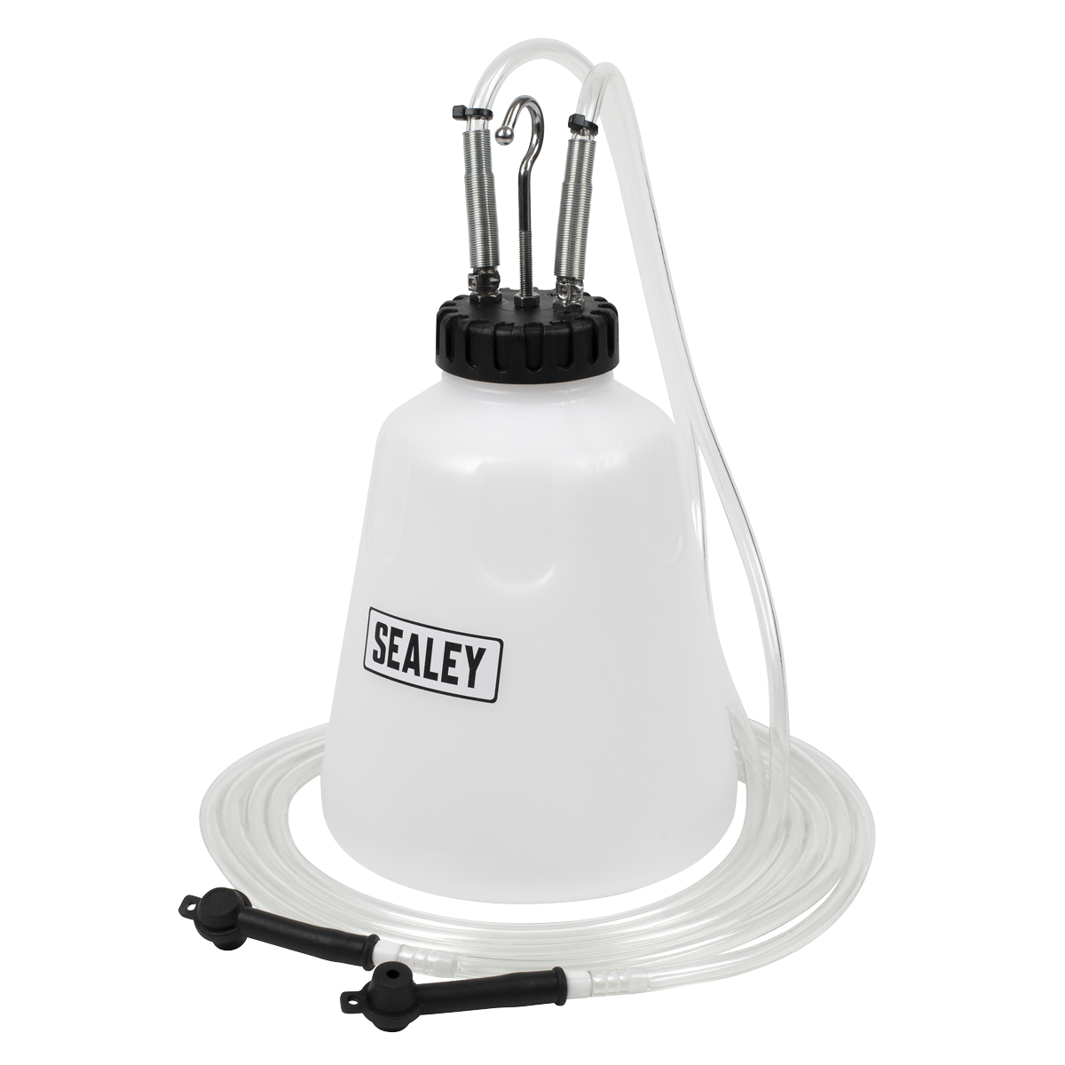 Sealey High Flow Twin Pipe Brake Bleed Bottle 2L With Hanging Hook VS0218