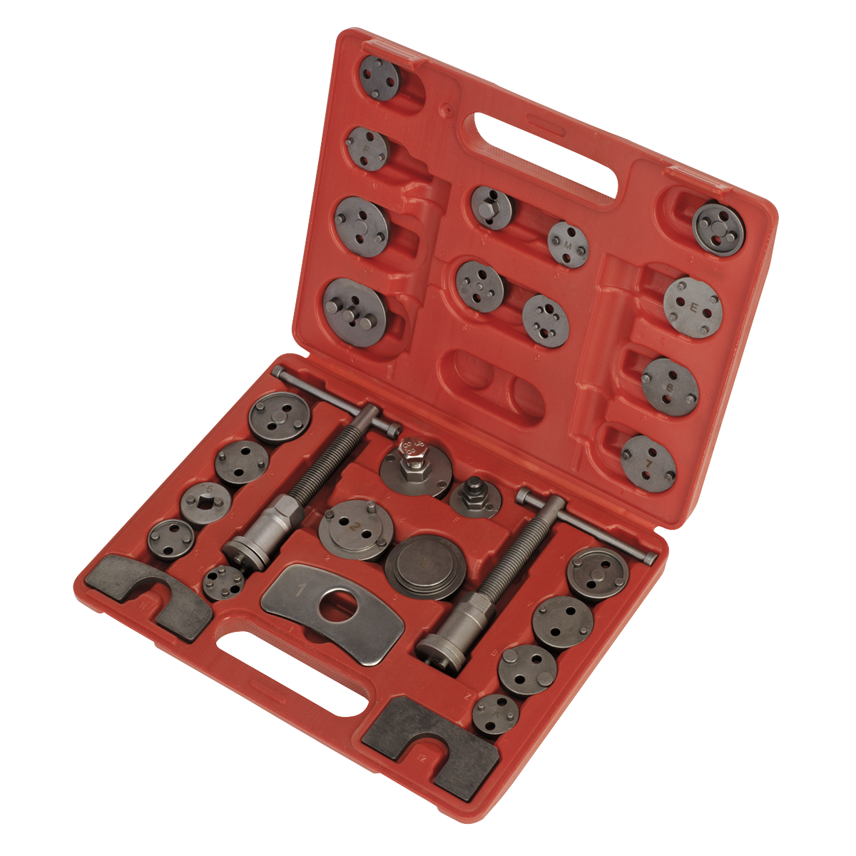 Sealey Brake Piston Wind-Back Tool Kit 30 Pieces Left & Right-Handed VS0285
