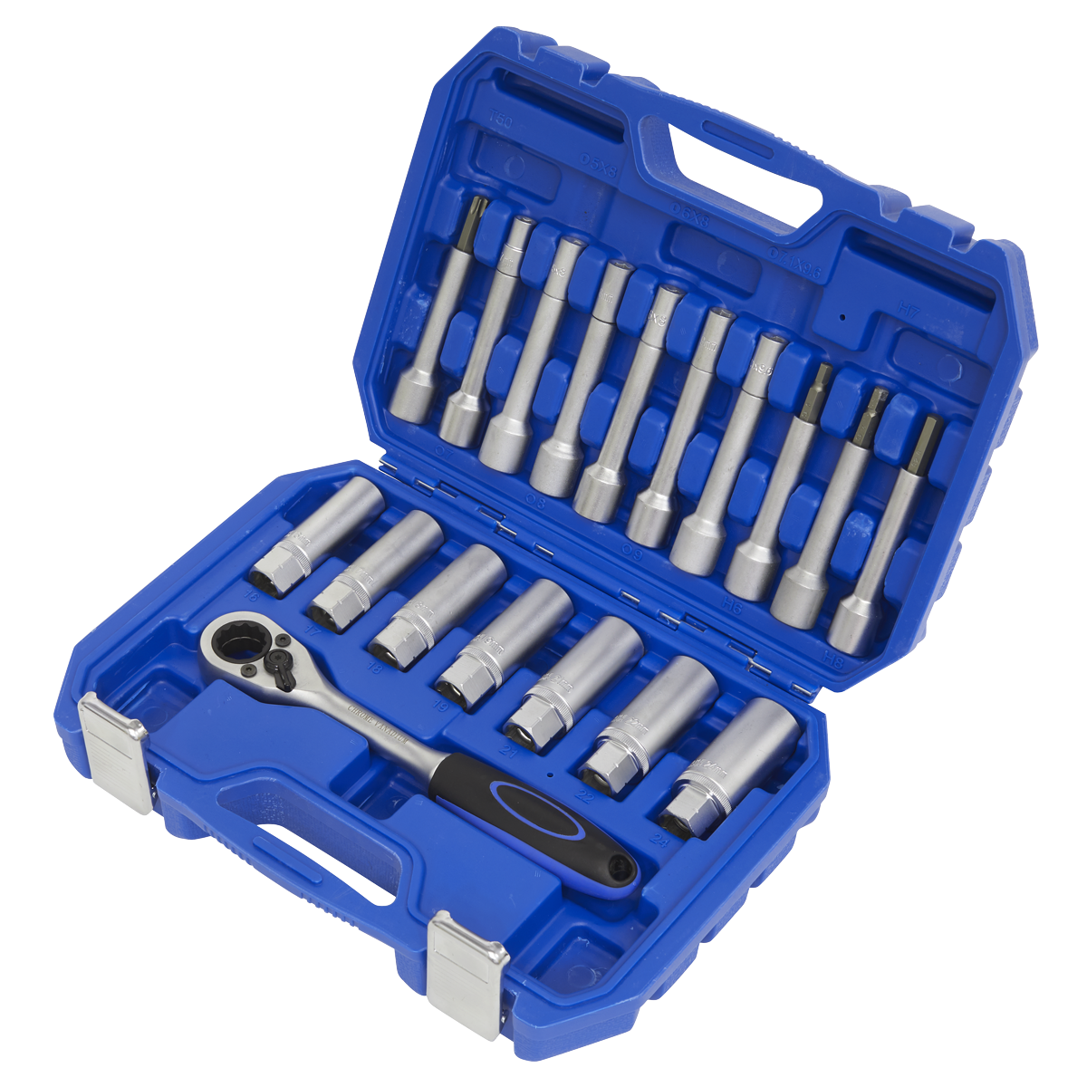 Sealey Shock Absorber Strut Nut Kit Go-Through Design -18 Pieces VS0331