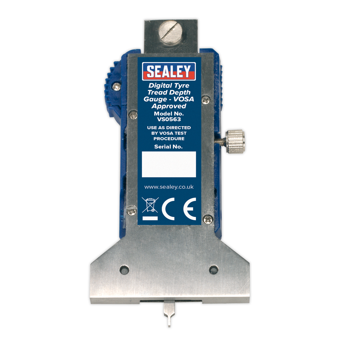 Sealey Digital Tyre Tread Depth Gauge Stainless Steel - DVSA Approved VS0563