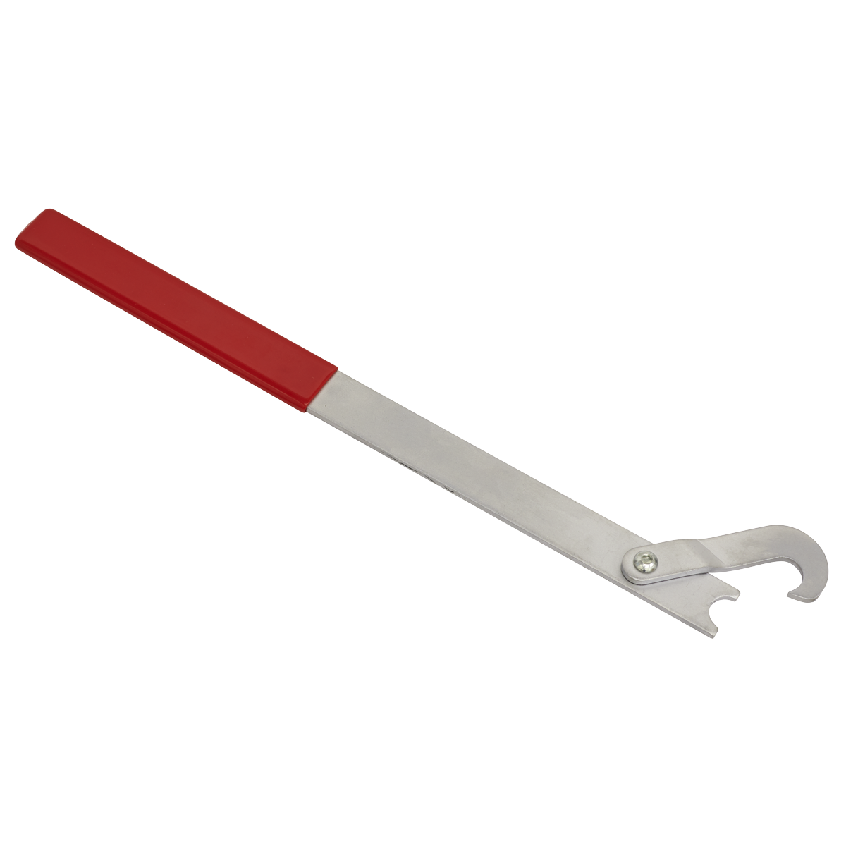 Sealey Viscous Fan Holding Tool With Vinyl Dipped Handle Silver/Red VS095