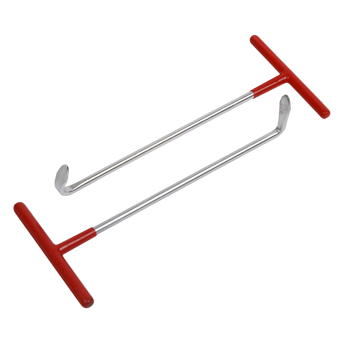 Sealey Exhaust Puller Tool Set 90° & 120° Hooks 2 Pieces T-Handled VS1641