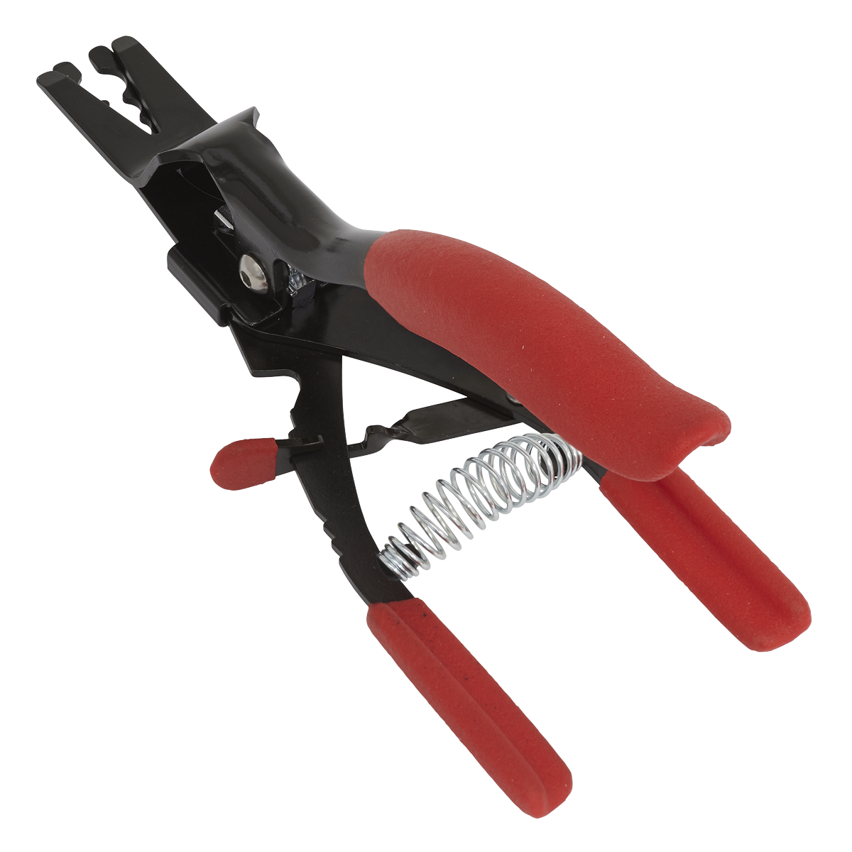 Sealey Hose Removal Pliers With Pointed Jaw Tip Locking Design - Red VS1655