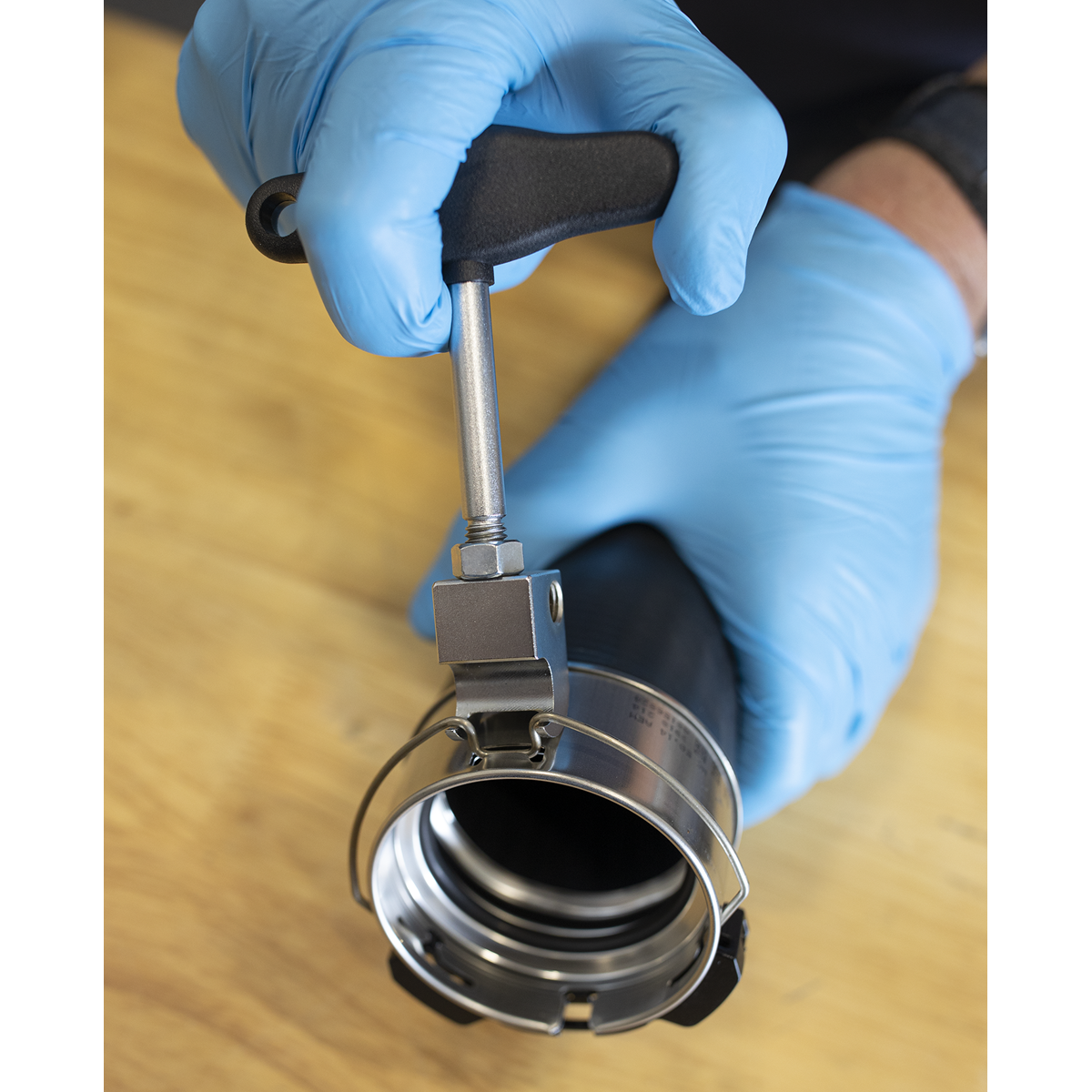 Sealey Hose Clamp Removal Tool For Releasing HENN Clamps Silver/Black VS1676