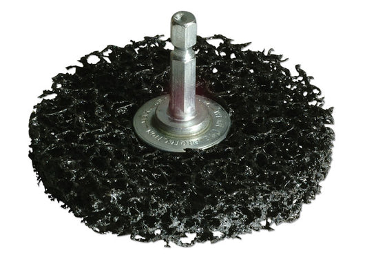 LASER 3152 75mm Abrasive Fibre Wheel Quick Chuck 4500rpm Resin Adhesive Removal