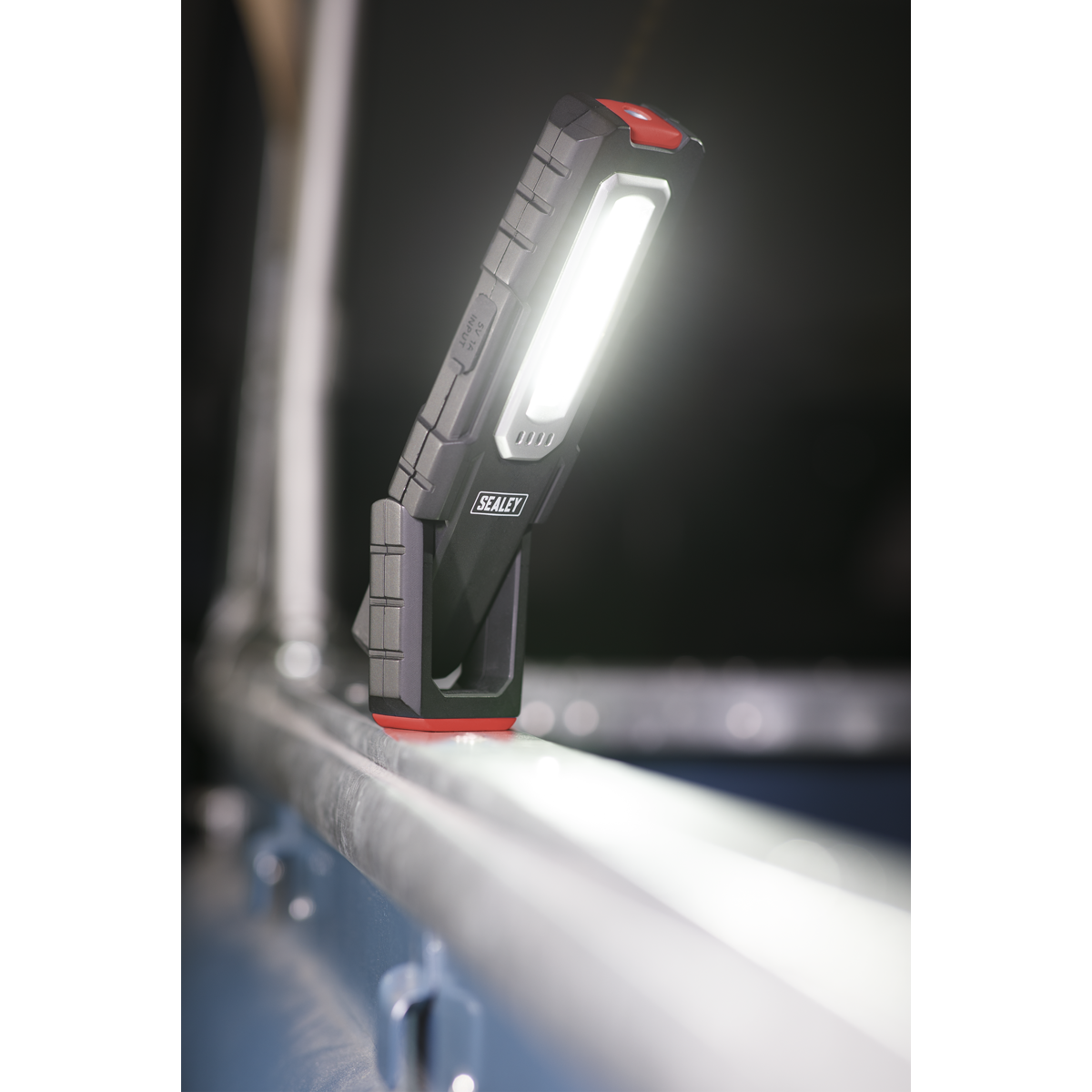 Sealey Rechargeable Inspection Light Lamp 5W COB 1W SMD LED Wireless LEDWC04