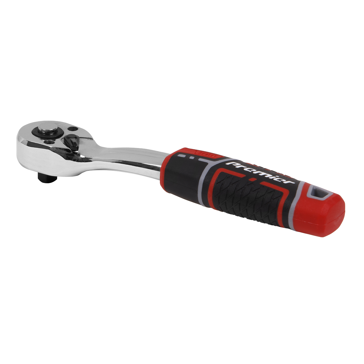 Sealey Ratchet Wrench 1/4" Square Drive Offset Pear Head Flip Reverse AK8937