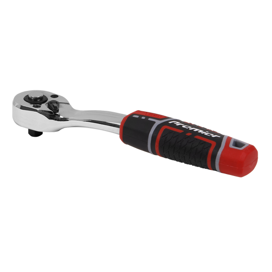 Sealey Ratchet Wrench 1/4" Square Drive Offset Pear Head Flip Reverse AK8937