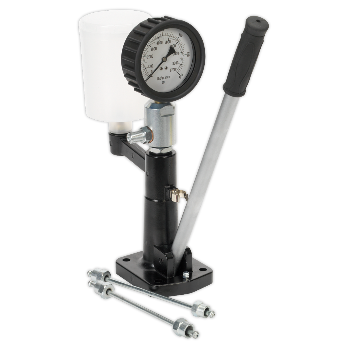 Sealey Diesel Injector Nozzle Tester Ø88mm Gauge With Rubber Bumper VS2058