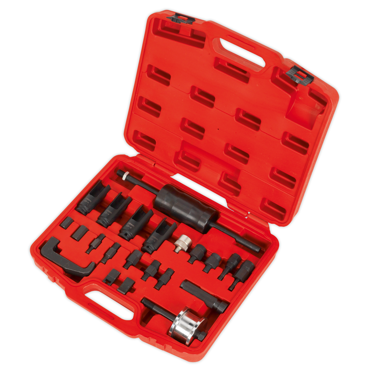 Sealey Diesel Injector Master Kit Supplied In Storage Case Black VS2064