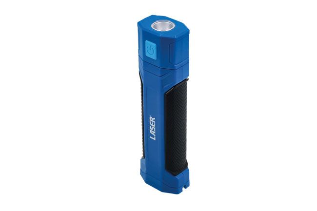 LASER 9043 Pull-Out Worklight 500 lm COB Light With 100 lm LED Torch USB
