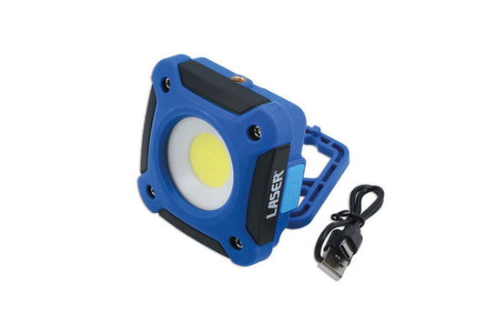 LASER 9045 Mini Work Lamp 10W COB 1000 lm Fold-Out Stand Magnetic Base Tool