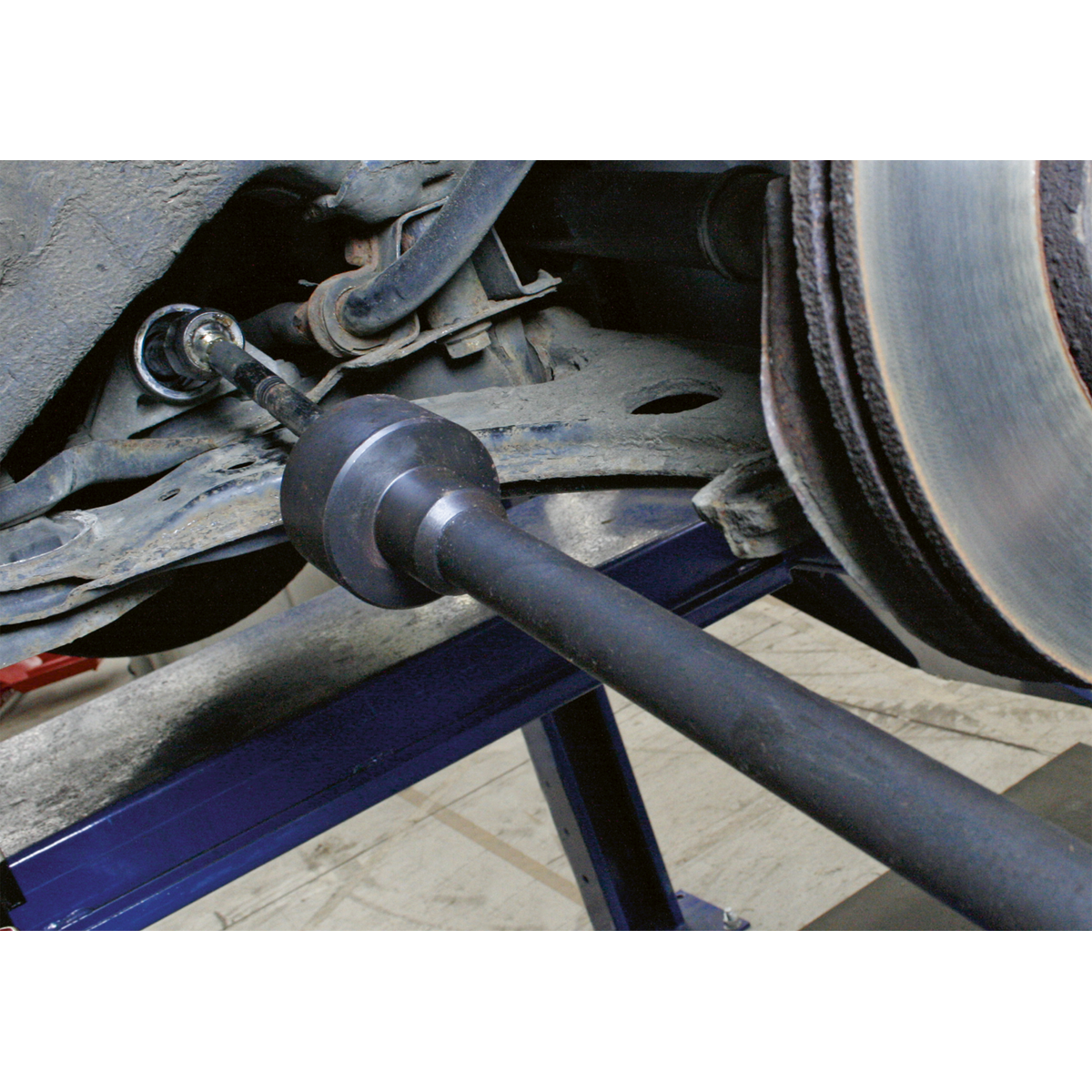 Sealey Steering Rack Knuckle Tool 470mm 27mm Hex & 1/2" Square Black VS4001