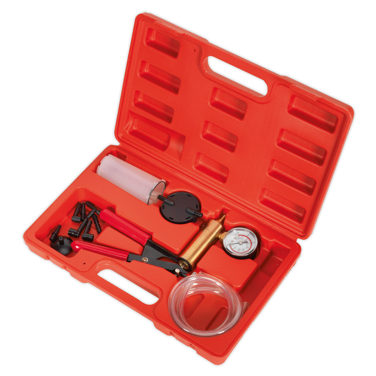 Sealey Multifunction Vacuum Tester & Brake Bleeding Kit With Gauge VS402