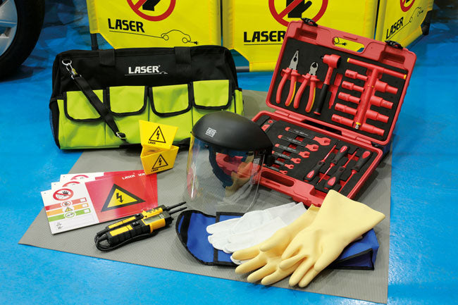 LASER 9051 EV Safety Tool Kit Nylon Storage Bag For Electric Vehicle Maintenance