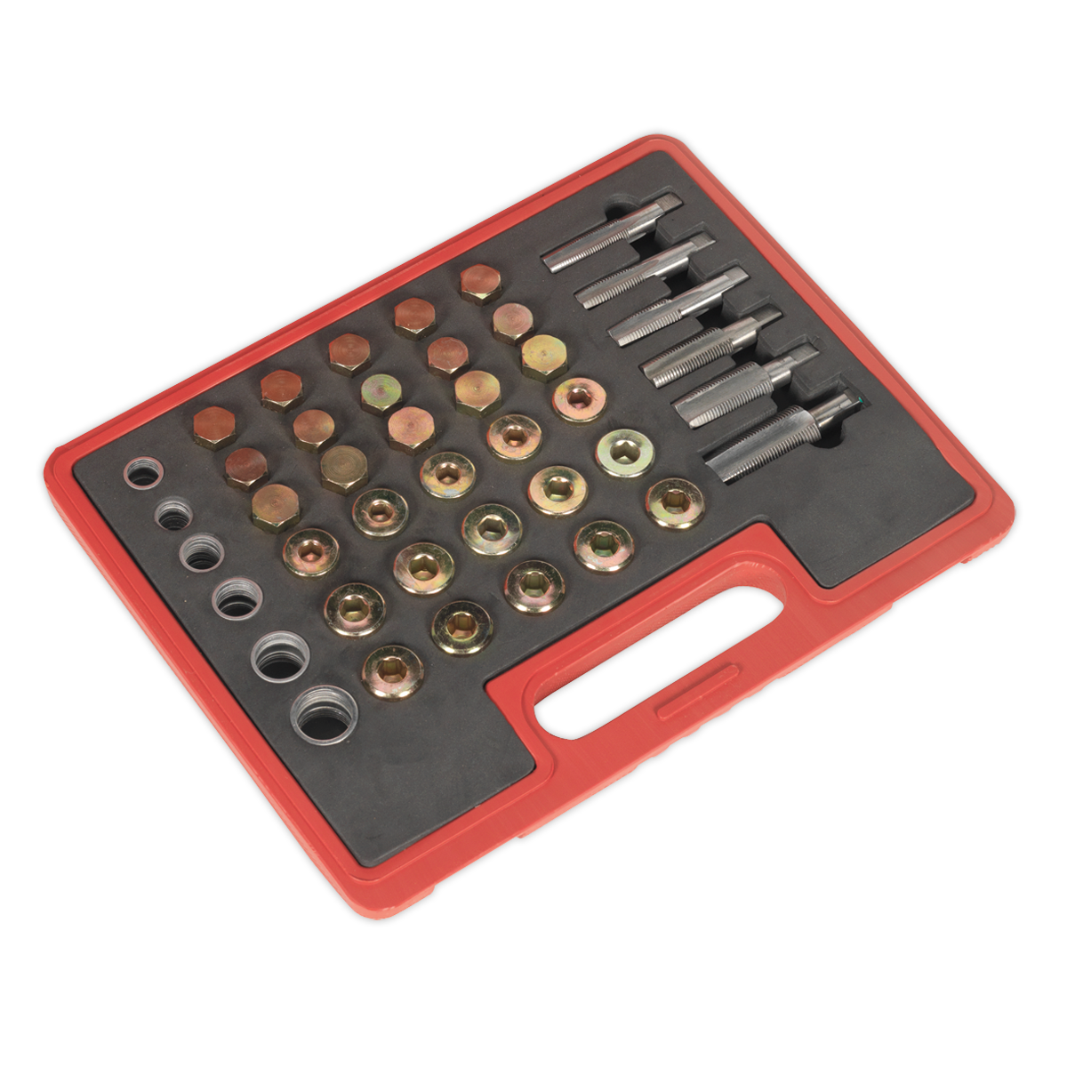 Sealey Oil Drain Plug Master Thread Repair Set Supplied In Storage Case VS661