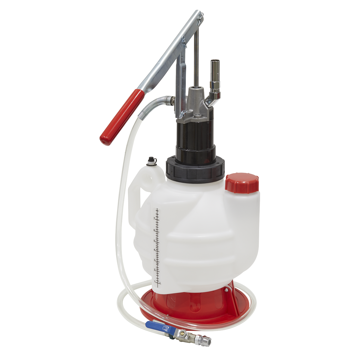 Sealey 7L Gear Oil Dispensing Unit With Fluid Control Valve 1.5m Hose VS7009