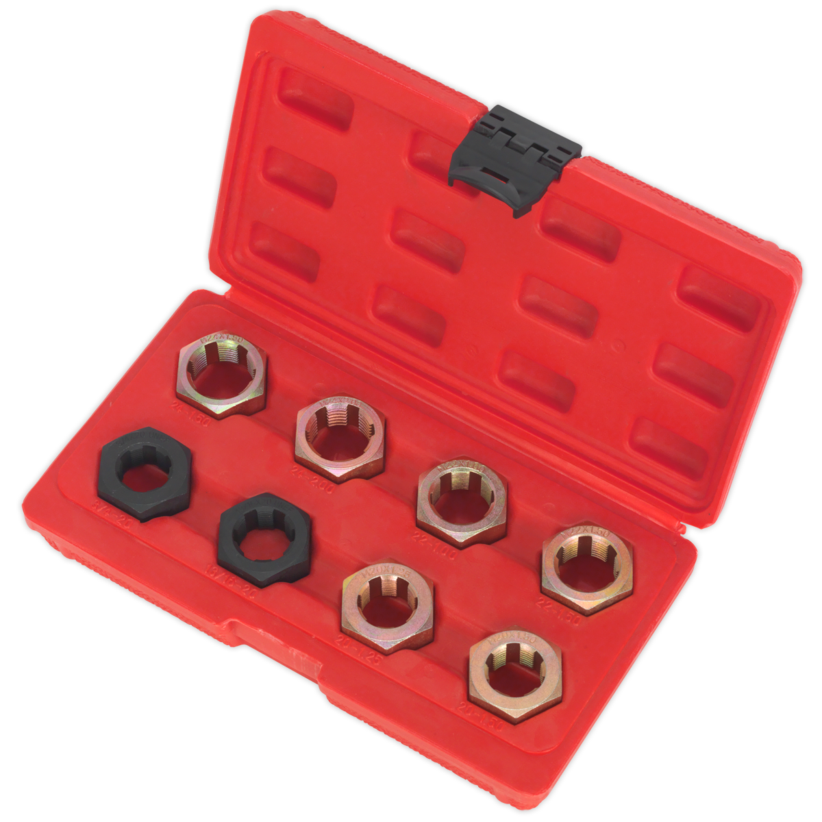 Sealey CV Joint Thread Chaser With Storage Case - 8 Pieces Workshop Kit VS715