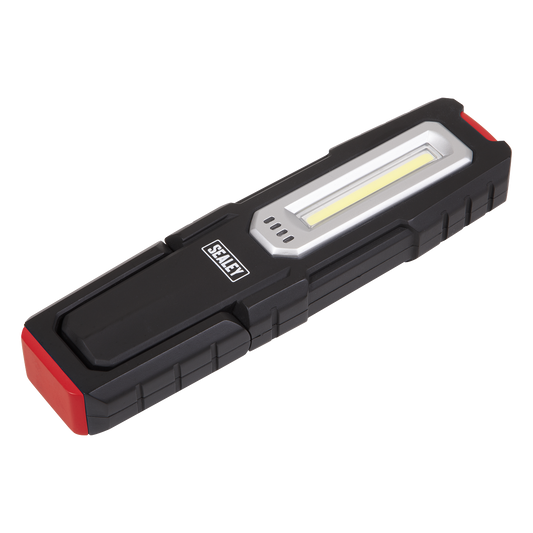 Sealey Rechargeable Inspection Light Lamp 5W COB 1W SMD LED Wireless LEDWC04