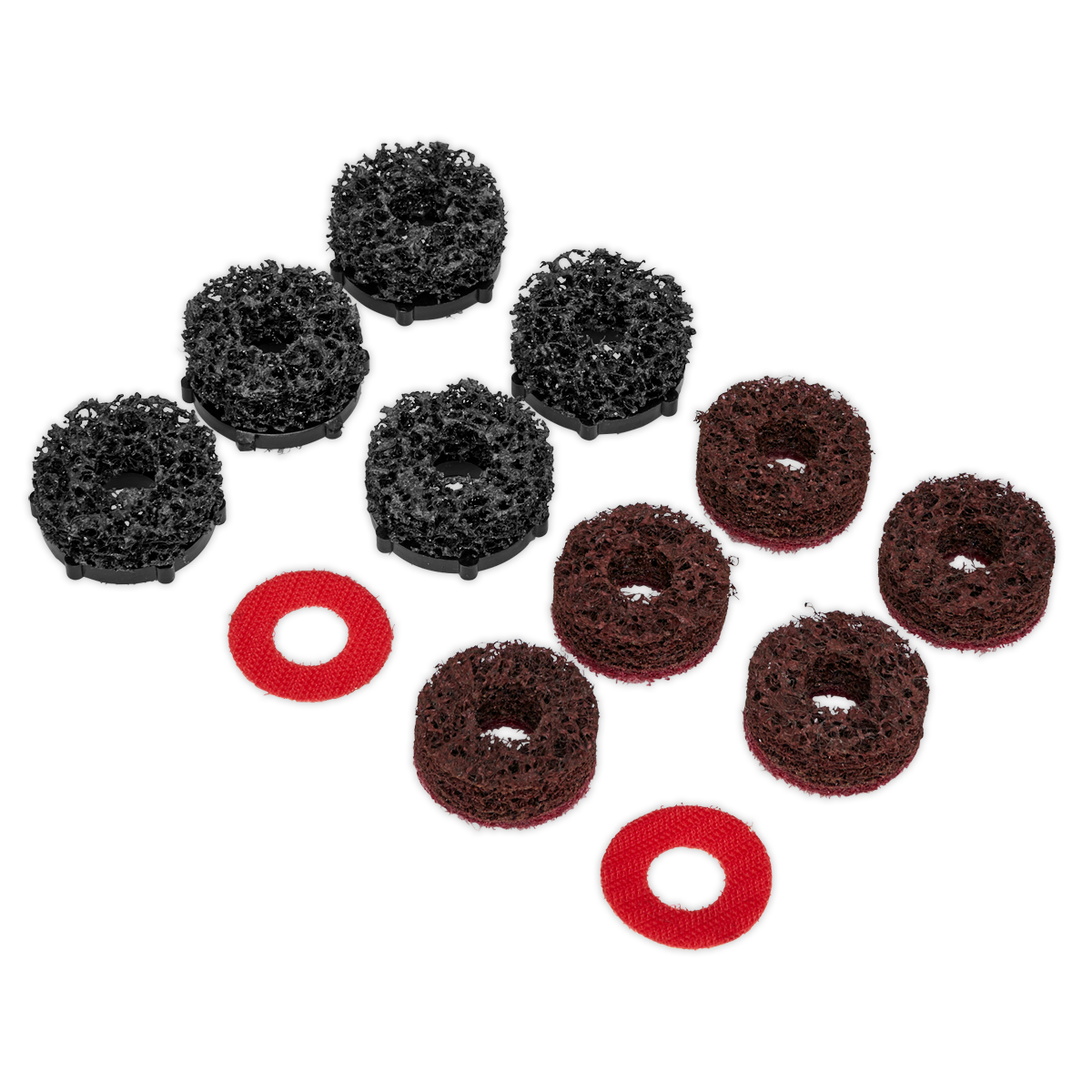 Sealey Stud Hub Cleaner Pads For VS8002 Tool - Pack of 12 Pieces VS8002A