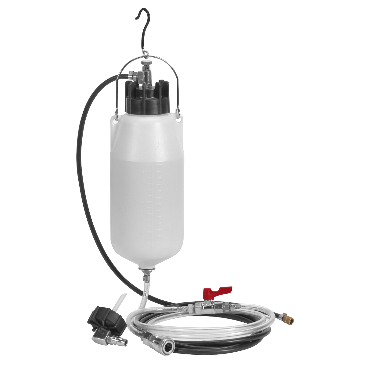 Sealey Pneumatic Brake & Clutch Bleeder With Fluid Shut-Off Valve VS821