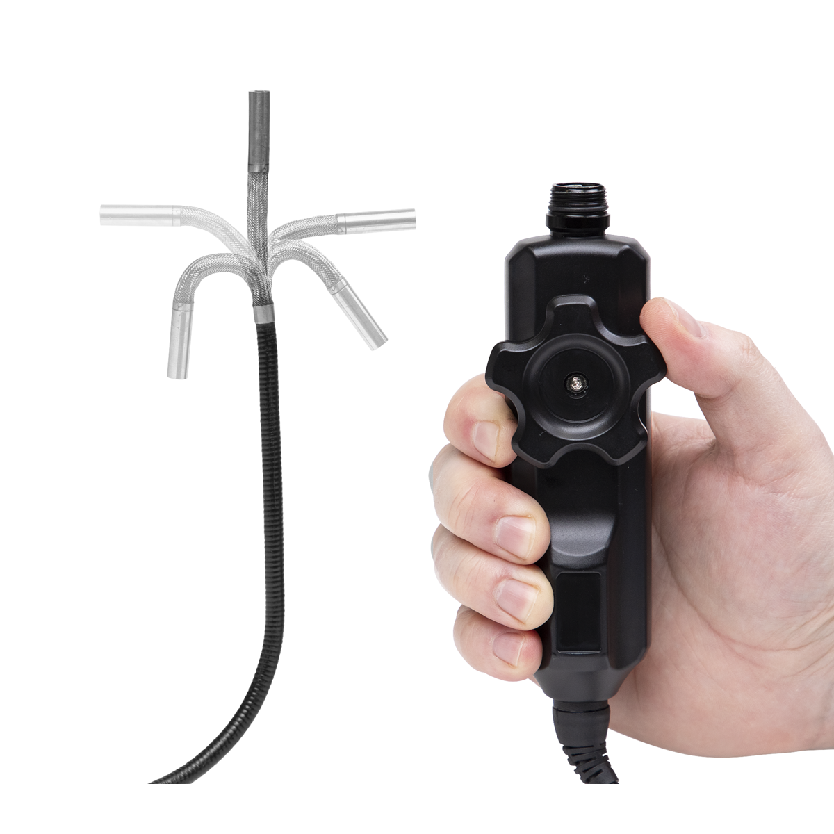 Sealey Video Borescope 6mm - Articulated Waterproof IP67 Integral Light VS8233A