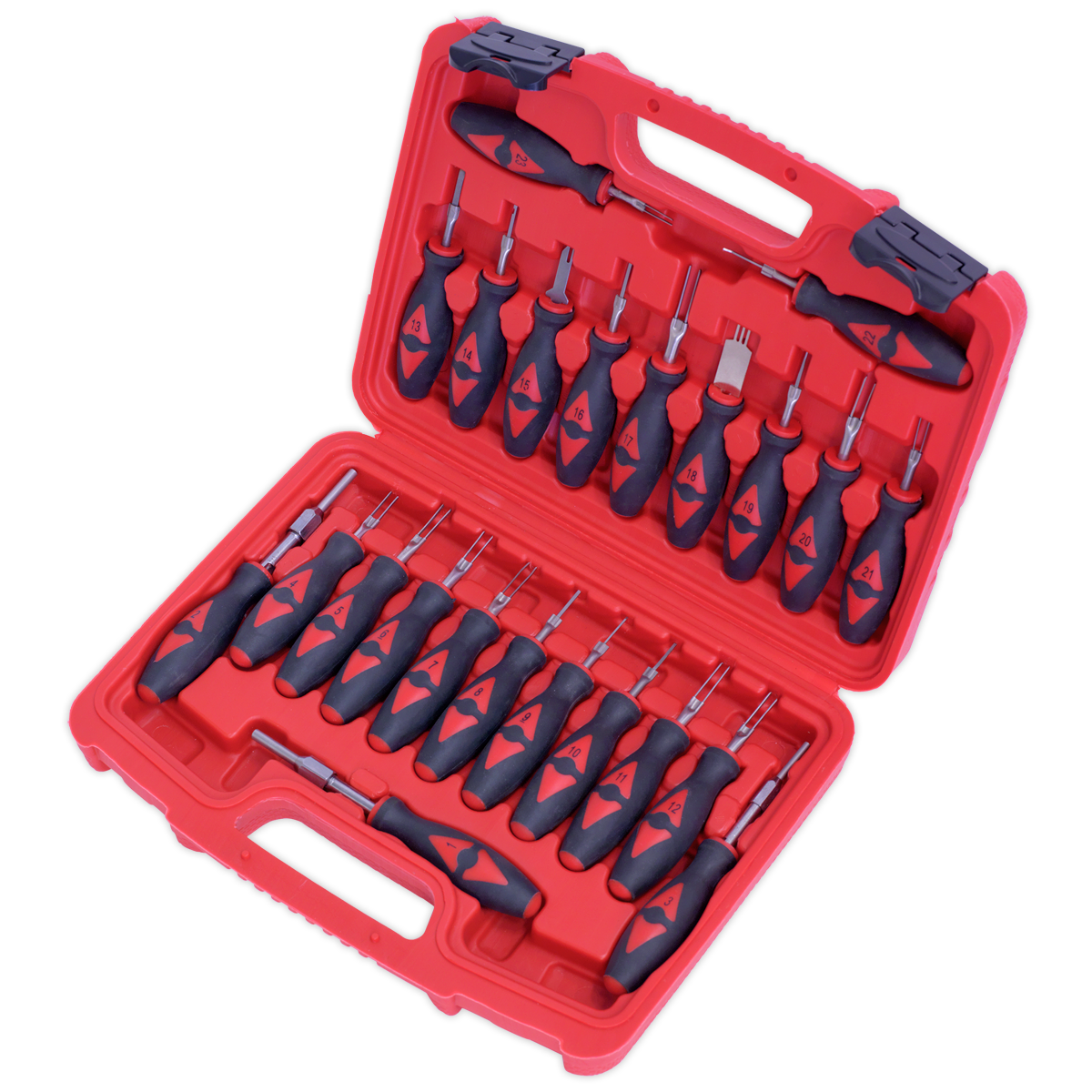 Sealey Terminal Tool Kit Soft Grip Handles With Number Identification VS9203