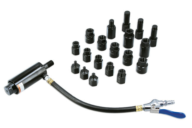LASER 9096 InLine Air Hammer Injector Removal Kit 20pc Steel Extractor Set