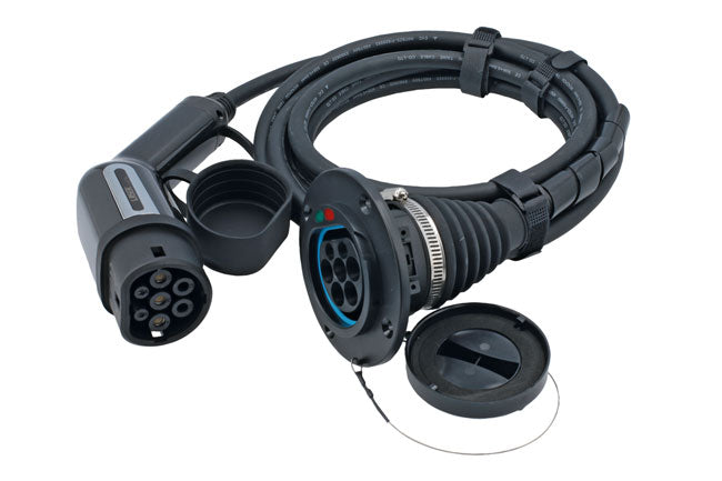 LASER 9110 EV Charging Cable 32A 3 Phase T2 Female-Commando Plug (4 pin)