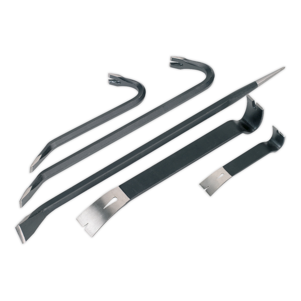 Sealey Wrecking Bar Set Suitable For Daily Professional Use 5 Pieces AK9112