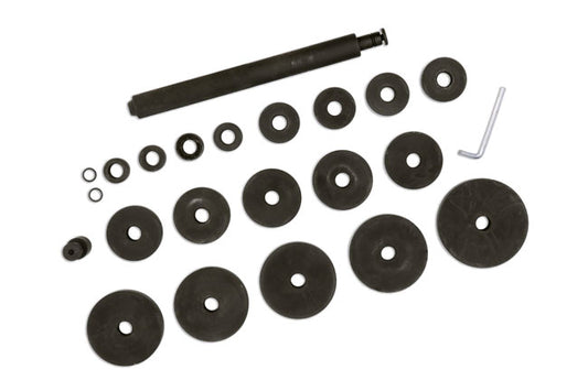 LASER 9123 Bush Bearing & Seal Driver Set Steel 52pc 18-74mm For Automotive