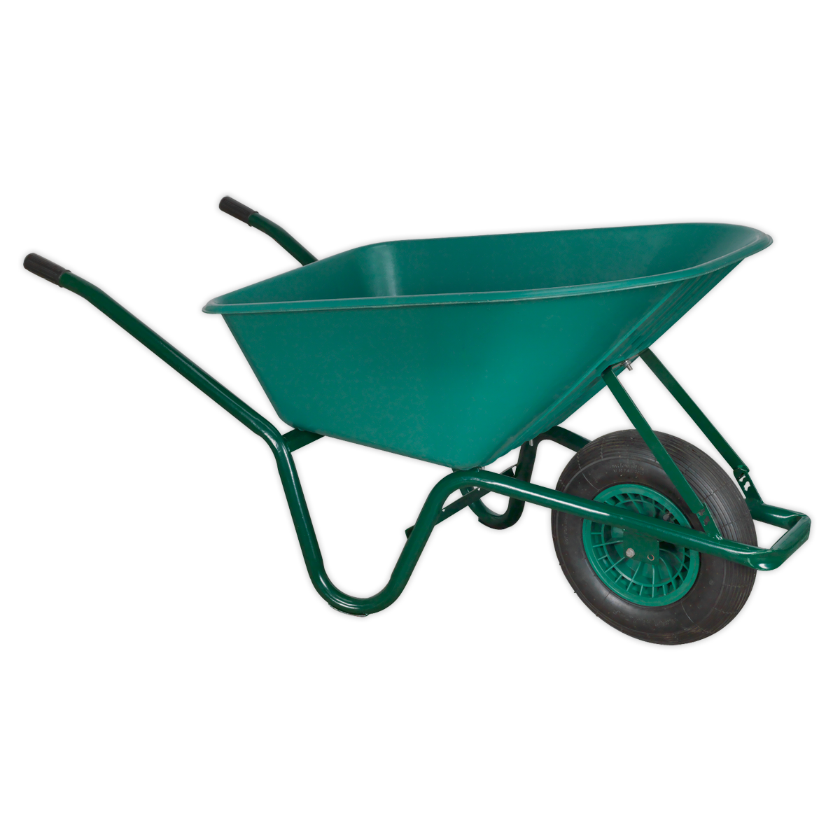 Sealey 85 Litres Wheel Barrow Heavy Duty Composite Material - Green WB85